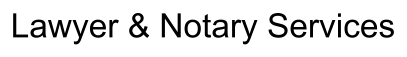 Lawyer & Notary Services